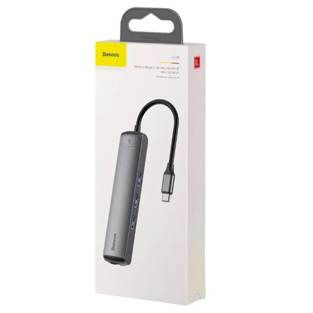 Station d'accueil Hub USB-C 6en1 Mechanical Eye Gris Sidéral - BASEUS - BAS287365
