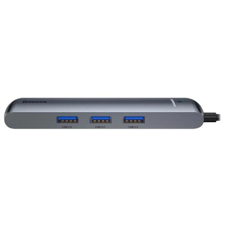 Station d'accueil Hub USB-C 6en1 Mechanical Eye Gris Sidéral - BASEUS - BAS287365