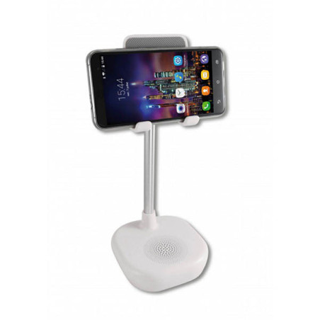 Support Smartphone/Tablette + Enceinte sans Fil Intégrée 10W Multicolore - MAGNETICLAND - INHPSTAND
