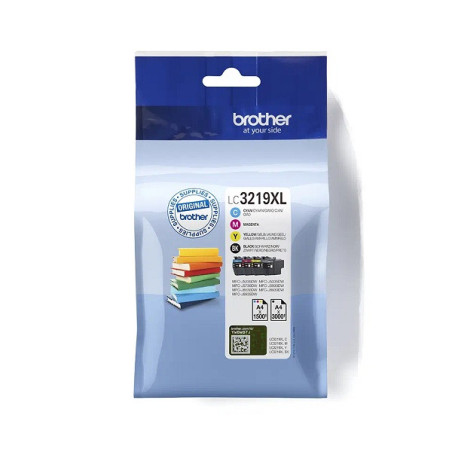 Cartouches d'Encre Noir+CMJ - BROTHER - BROLC3219XLNCMJ