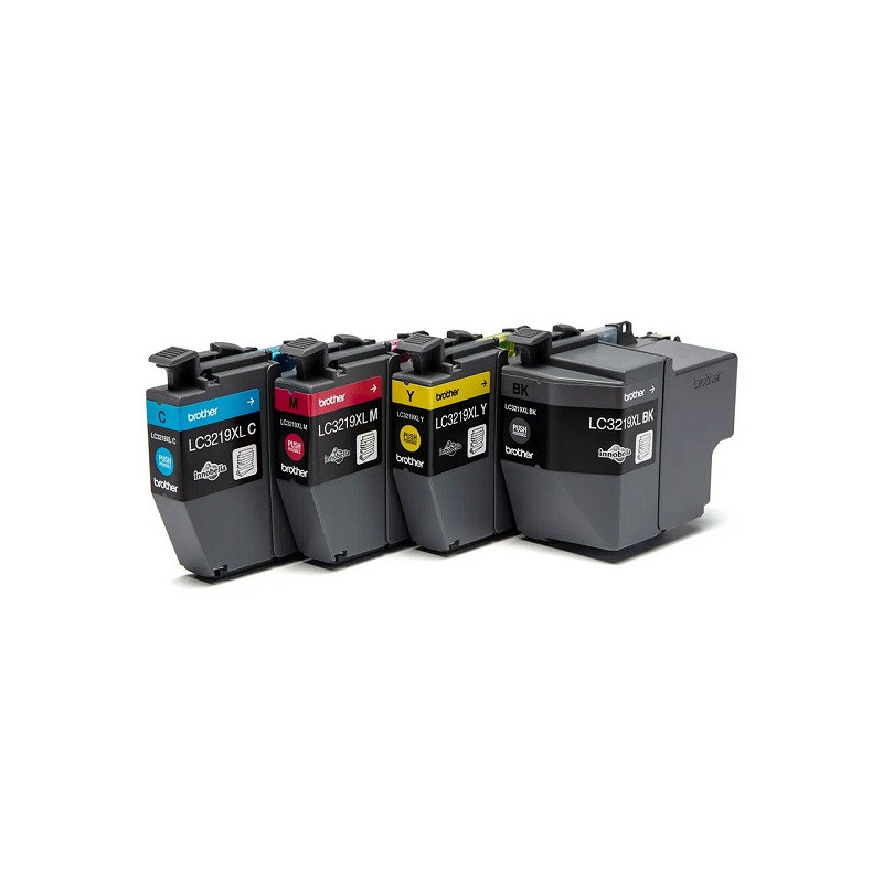 Cartouches d'Encre Noir+CMJ - BROTHER - BROLC3219XLNCMJ