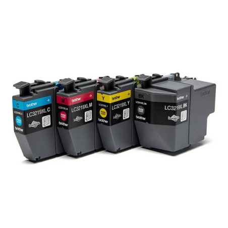 Cartouches d'Encre Noir+CMJ - BROTHER - BROLC3219XLNCMJ
