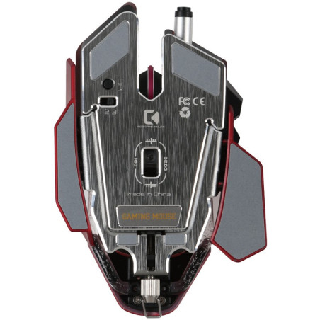 Souris Gaming LED Scorpion Noir/Rouge - MARVO - MA-G980BK