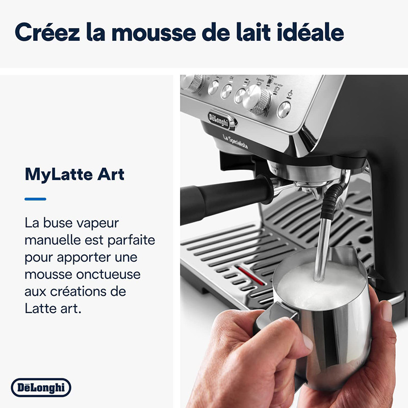 Machine à expresso La Specialista Arte EC 9155.MB 1300W Inox - DELONGHI