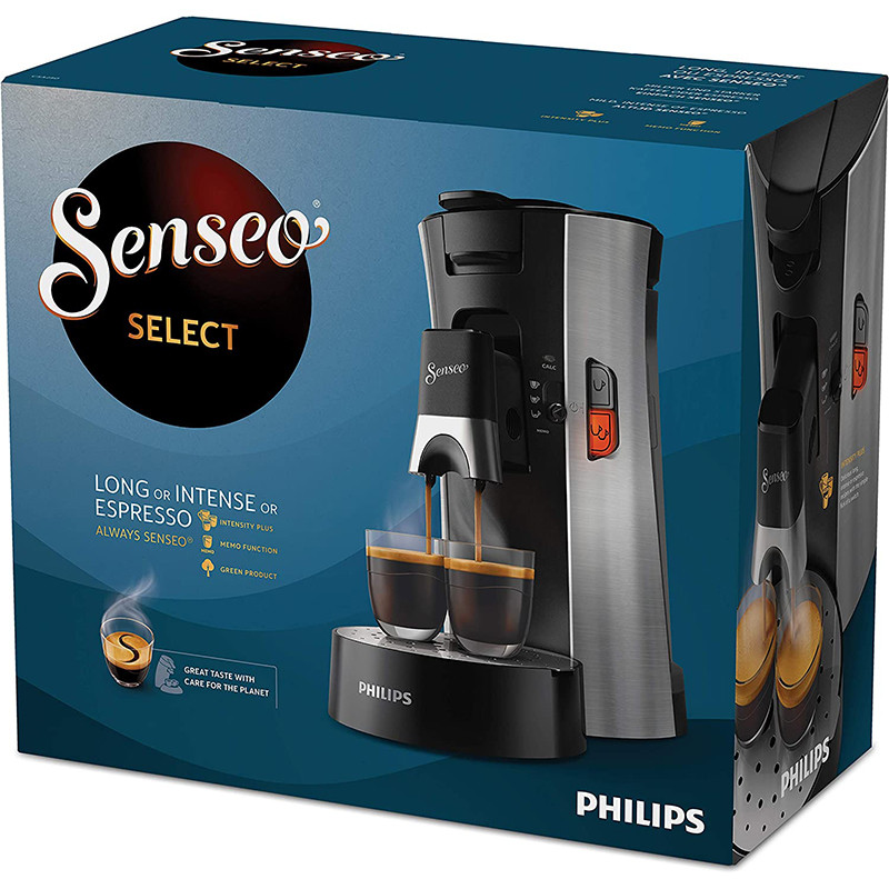 Machine à Café Dosettes Senseo Select Eco CSA250/11 1450W Noir