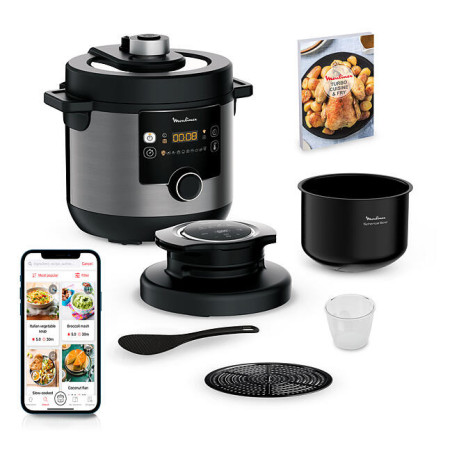 Multicuiseur Turbo-Crisp 15 Programmes 1450W Noir - MOULINEX 