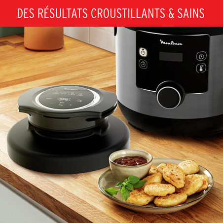 Multicuiseur Turbo-Crisp 15 Programmes 1450W Noir - MOULINEX 