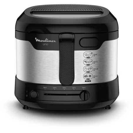 Friteuse Uno 1600W noir - MOULINEX - AF215D10