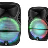 Enceinte Sono Mobile à LEDs RVB 700W Noir - MY DEEJAY - MDJ15RING