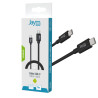 Câble charge et synchro Power Delivery USB-C vers Type-C 1m Noir - JAYM - JMCâble 018