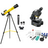 Kit Télescope + Microscope pour Débutants - NATIONAL GEOGRAPHIC - 9118300