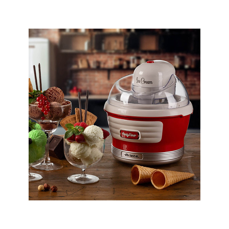 Sorbétière Party Time Rouge/Gris - ARIETE - ARI643R
