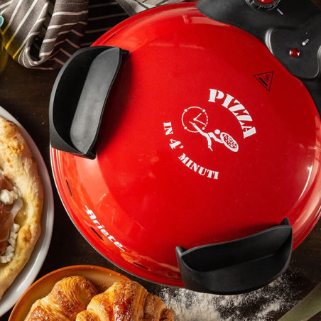 Four à Pizza en 4 Minutes 1200W Rouge - ARIETE - ARI909