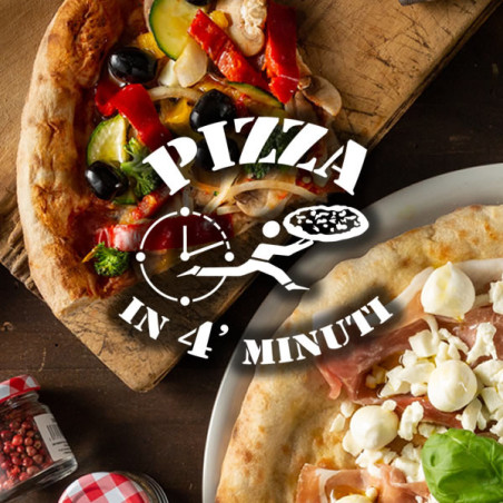 Four à Pizza en 4 Minutes 1200W Rouge - ARIETE - ARI909