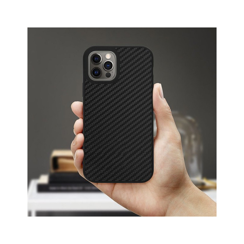 Coque Max Nid d'abeille SolidSuit pour iPhone 12 Pro Max Carbone - RHINOSHIELD - RHISSA0118749