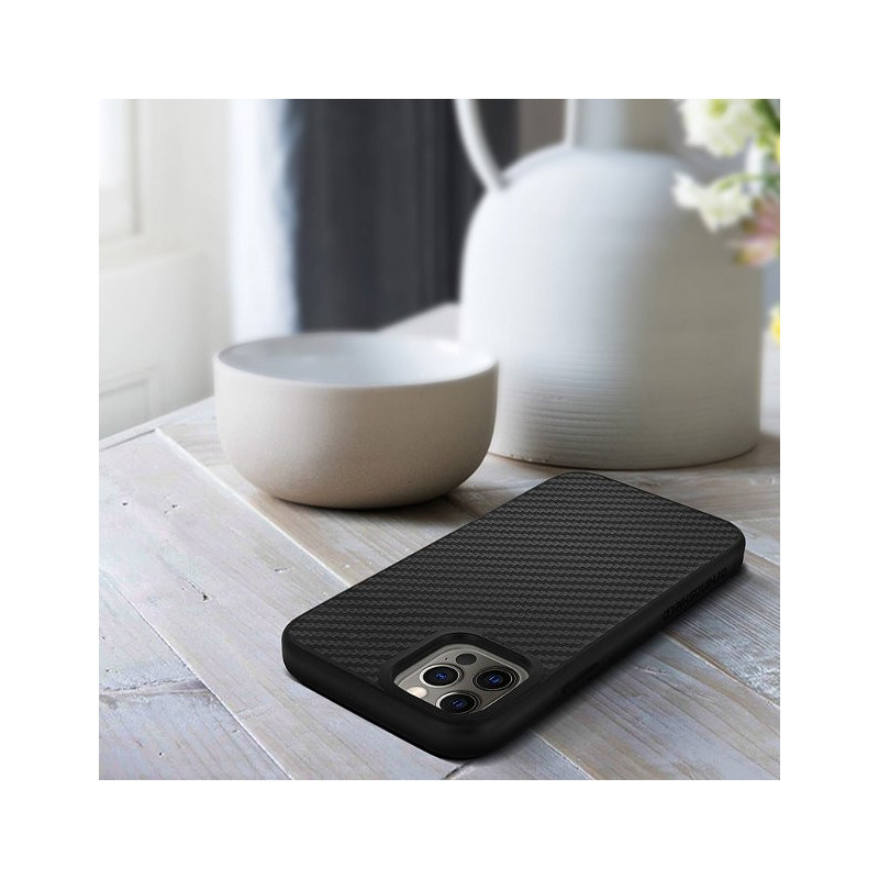 Coque Max Nid d'abeille SolidSuit pour iPhone 12 Pro Max Carbone - RHINOSHIELD - RHISSA0118749