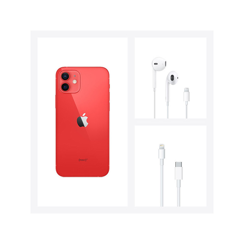 iPhone 12 Reconditionné 64Go Grade A+ Rouge - APPLE - LARIPH1264REDA+