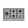 Plaque de cuisson à gaz 5 foyers Verre Inox - BELFORD - BF-905-I