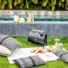 Barbecue fumoir portable Noir - LIVOO - DOC269