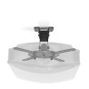 Support plafond vidéoprojecteur inclinable rotatif Noir - NEDIS - PJCM100BK