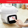 Multicuiseur Cookeo Touch Mini WiFi Recettes illimitées 3L Blanc - MOULINEX - CE922110