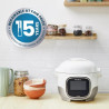 Multicuiseur Cookeo Touch Mini WiFi Recettes illimitées 3L Blanc - MOULINEX - CE922110