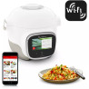Multicuiseur Cookeo Touch Mini WiFi Recettes illimitées 3L Blanc - MOULINEX - CE922110