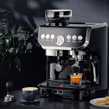 Machine à café à grains 3en1 Noir - CAG AND G0 - AC-517E