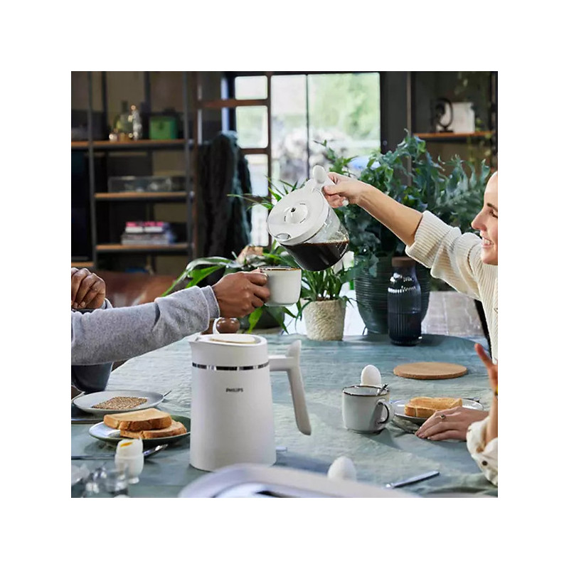 Cafetière filtre Eco Conscious Edition Blanc - PHILIPS - HD5120/00