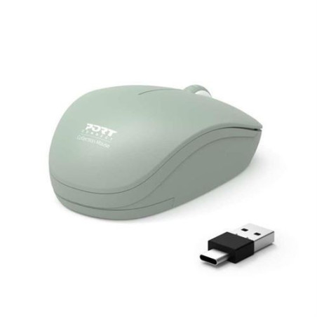 Souris sans fil Collection II USB/USB-C olive - PORT DESIGNS - 900543