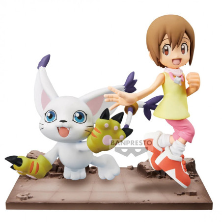 Figurine DXF Adventure Archives Digimon Hikari &Tailmon 12cm - BANPRESTO - 75530019642