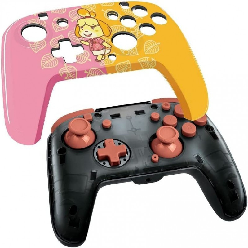 Manette Nintendo Switch Faceoff Deluxe + Animal Crossing Isabelle - PDP - 65301119134
