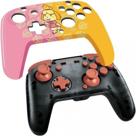 Manette Nintendo Switch Faceoff Deluxe + Animal Crossing Isabelle - PDP - 65301119134