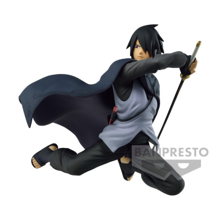 Figurine Vibration Stars Boruto Naruto Next Generations Sasuke Uchiha 14cm - BANPRESTO - 75530020043