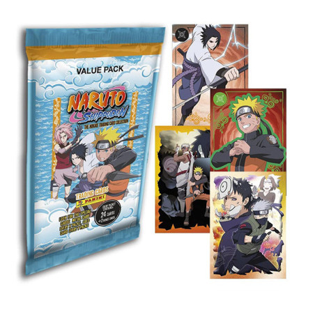 Blister 4 pochettes + carte EL Naruto shippuden TC - PANINI - 78330021997