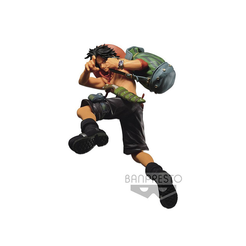 Figurine SCultures Big Zoukeio 4 One Piece Portgas D Ace 17cm - BANPRESTO - 75530011482