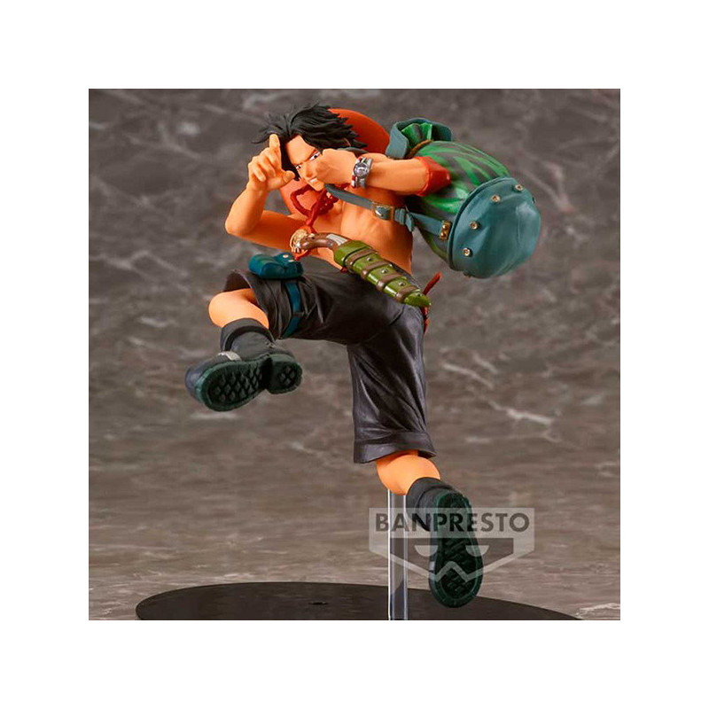 Figurine SCultures Big Zoukeio 4 One Piece Portgas D Ace 17cm - BANPRESTO - 75530011482