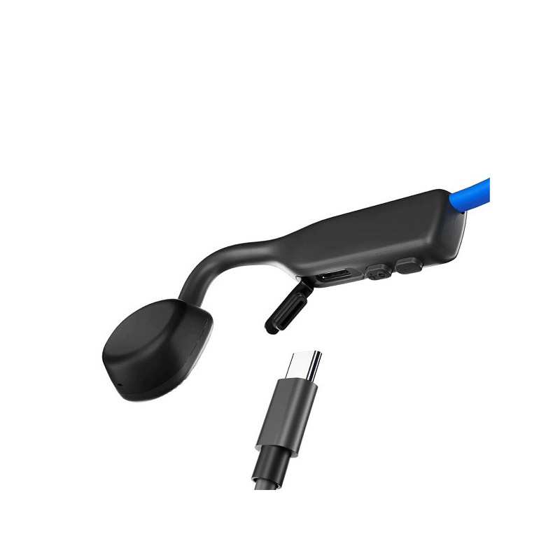 Casque à conduction osseuse OpenMove Bluetooth 5.1 USB-C Elévation Bleu - SHOKZ - S661BL