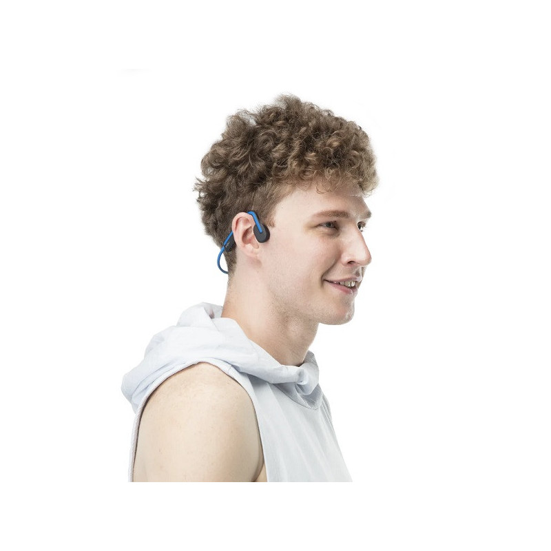 Casque à conduction osseuse OpenMove Bluetooth 5.1 USB-C Elévation Bleu - SHOKZ - S661BL
