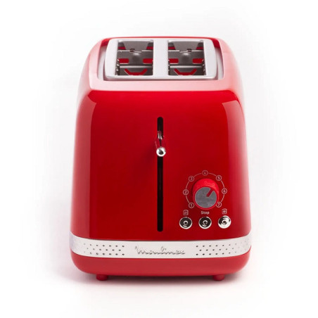 Grilles pain/toasters Soleil 2 fentes Rouge - MOULINEX - LT3005