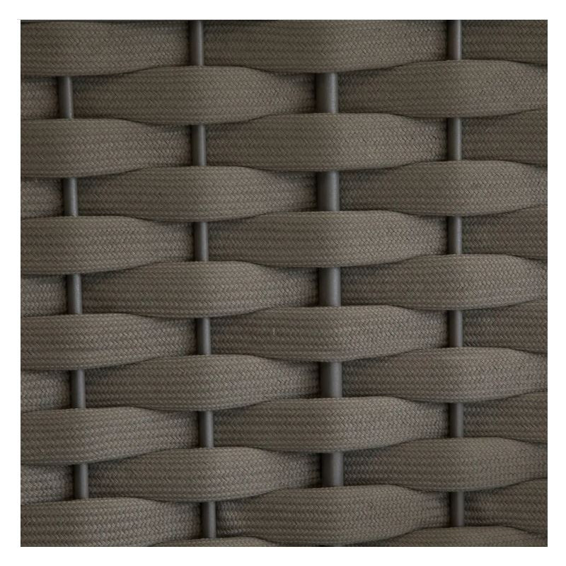 Salon de jardin - EMBRUNS HESPERIDE - Gris anthracite - 5 personnes