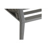 Salon de jardin - EMBRUNS HESPERIDE - Gris anthracite - 5 personnes