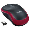 Souris sans fil M185 Black/Red Glossy - LOGITECH - LOG_910-002237