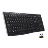 Clavier sans fil AZERTY K270 Noir - LOGITECH - LOG_920-003748