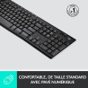 Clavier sans fil AZERTY K270 Noir - LOGITECH - LOG_920-003748