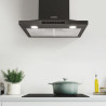 Hotte decorative murale 60cm 621.5m3/h Noir - ROSIERES