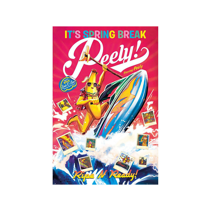 Poster Fortnite Spring Break Peely - GB EYE