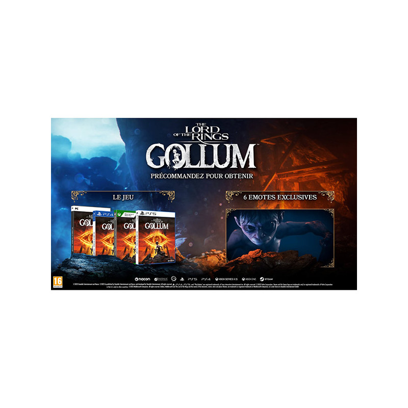 Jeu PS5 Gollum The Lord of The Rings - NACON