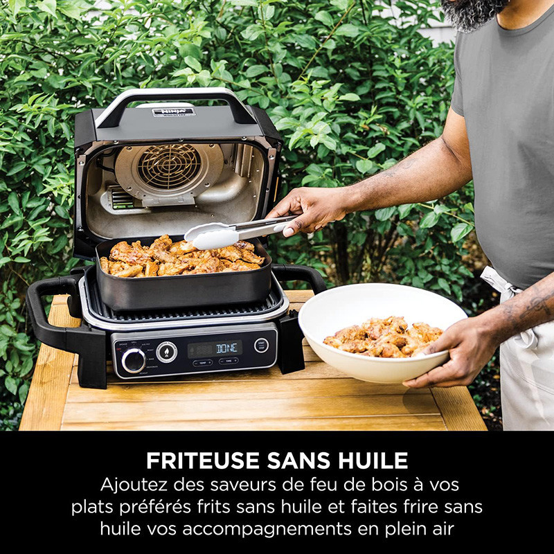 Barbecue électrique & Fumoir Woodfire Inox - NINJA - OG701EU