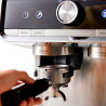 Machine à café Expresso + broyeur Barista professionnel Home Bistrot 1500W Noir/Argenté - KITCHENCOOK - HOMEBISTRO